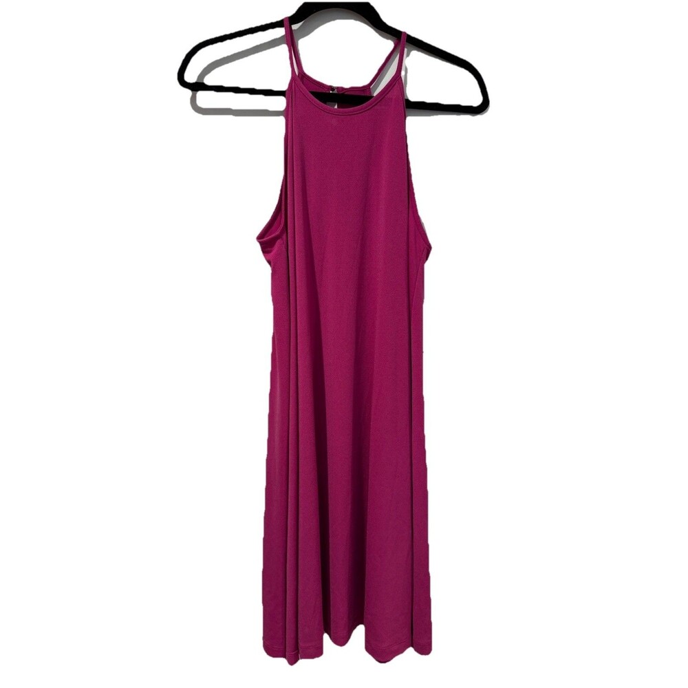 Vince Camuto Swing Dress Womens Medium Purple Travel Minimalist Preppy Vacation
